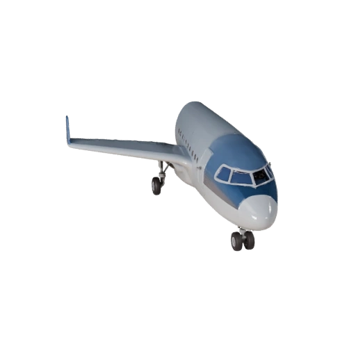 Avião Modelo 3D para Unreal Engine - Asset Pronto para Jogo