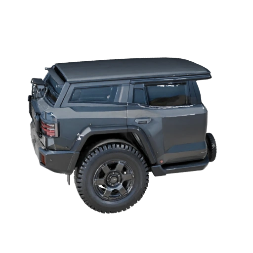 سيارة دفع رباعي متقاطعة عالية الدقة ثلاثية الأبعاد لعروض الاستوديو