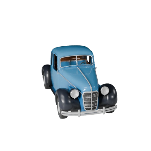 Винтажный автомобиль 3D модель для Blender - Готовый к рендерингу ассет