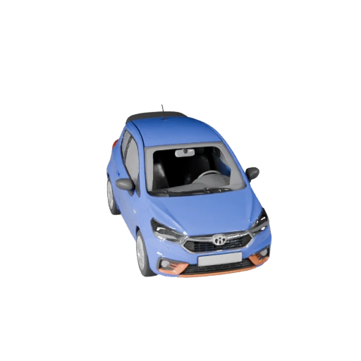 Готовый к игре хэтчбек 3D модель для использования в реальном времени PBR Asset (Legacy)