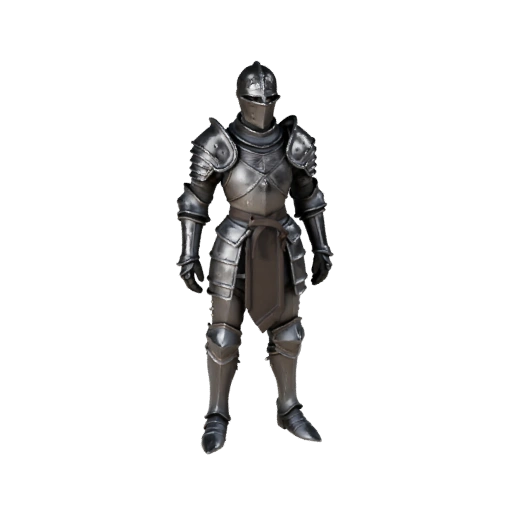 Фэнтези NPC Рыцарь Персонаж Модель - с ригом