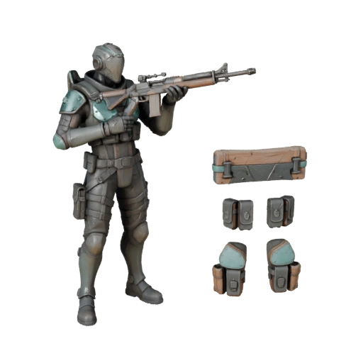 Научная фантастика Мистический Солдат Модель Персонажа - С Ригом