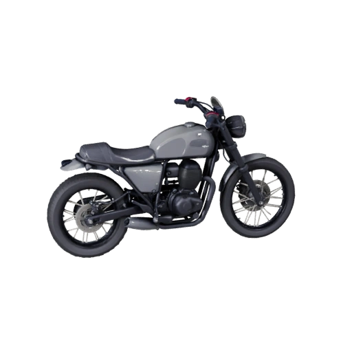 Ретро мотоцикл 3D модель для Unreal Engine - Готов к игре