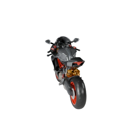 Спортбайк в стиле Ducati для Blender -