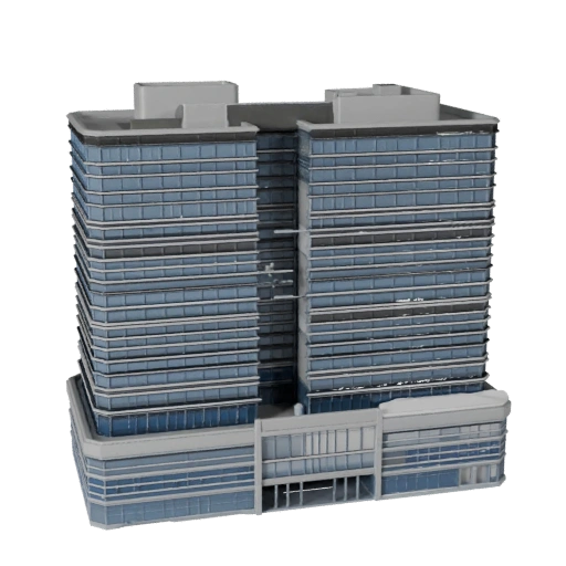 Modelo 3D de Oficina de Instituto de Investigación para Unity - Activo de Juego