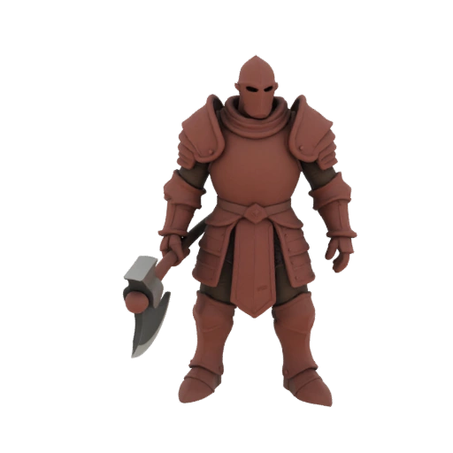 Средневековый Колдун Миниатюра STL