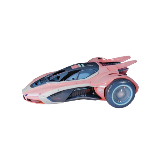 Готовый к игре ховеркар 3D модель для использования в реальном времени PBR ресурс