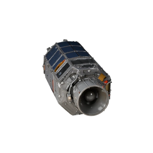 3D модель спутника для Blender - готовый к рендерингу ассет