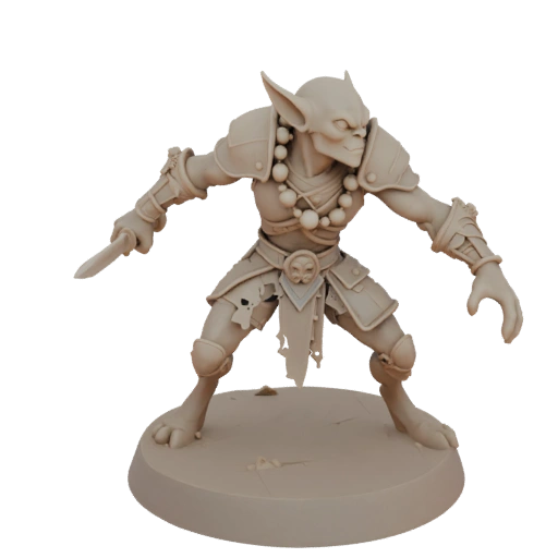 Фэнтези Гоблин-Лучник из Пустоты Миниатюра STL