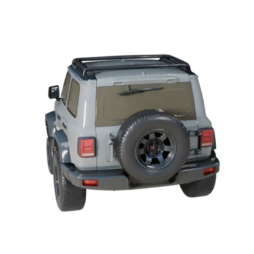 Внедорожник для бездорожья 3D модель для Blender и игр - Реалистичный PBR