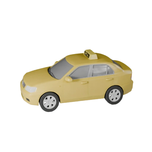 Печатная 3D модель такси STL для коллекционирования и демонстрации (Legacy)
