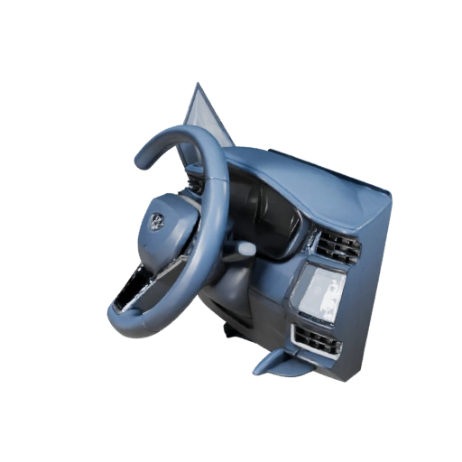 Высокополигональный городской автомобиль 3D модель для студийных рендеров PBR