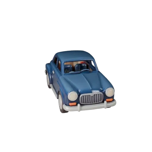 Печатный классический автомобиль STL 3D модель для коллекционных предметов и