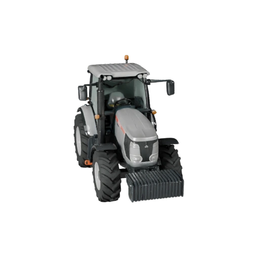 3D модель сельскохозяйственного трактора для Blender - готовый к рендерингу ассет