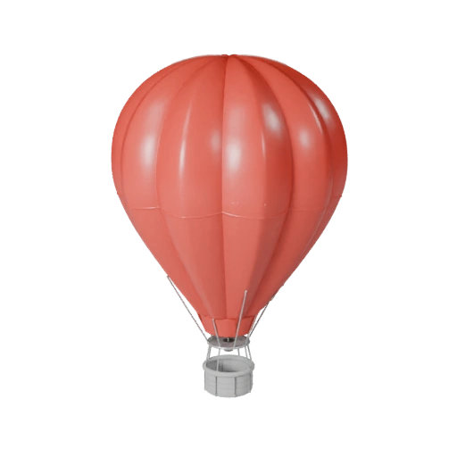Печатный воздушный шар STL 3D модель для коллекционных предметов и
