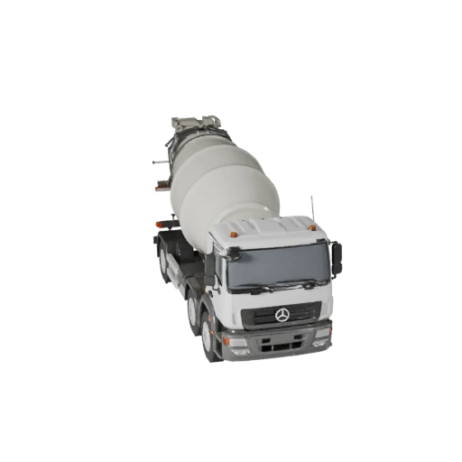 Бетономешалка 3D Модель для Blender и Игр - PBR (Legacy)