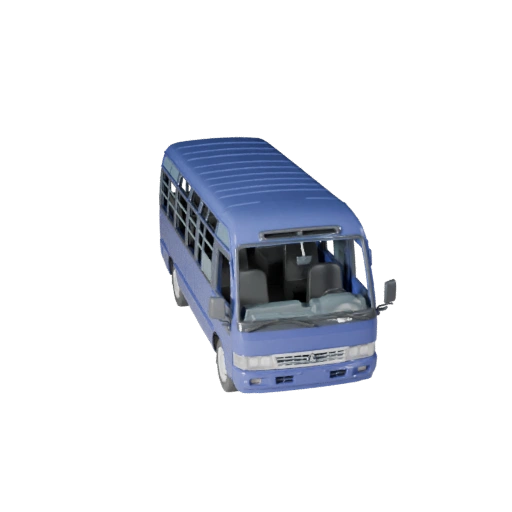 3D модель микроавтобуса для Unreal Engine - Готовый игровой ассет