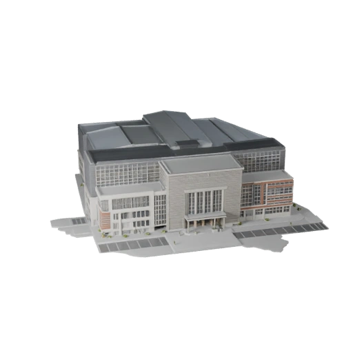 Konferenzzentrum 3D-Modell - Realistisches Archviz-Asset