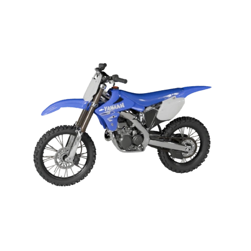 Мотоцикл эндуро в стиле Yamaha 3D модель для Unreal Engine