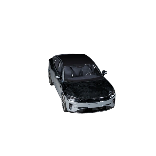 نموذج سيارة كهربائية ثلاثي الأبعاد لـ Unity - أصل لعبة منخفض المضلع