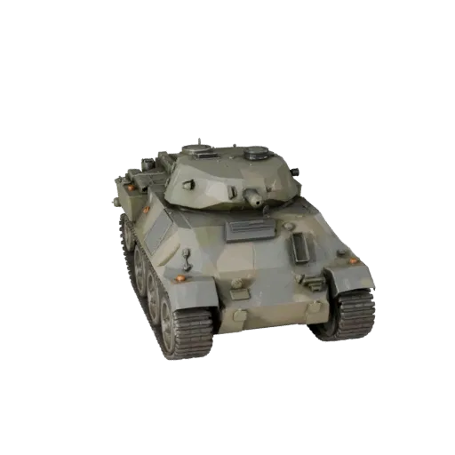 Низкополигональная 3D-модель бронированной машины пехоты, трехчетвертной вид в игре, низкополигональный актив транспортного с