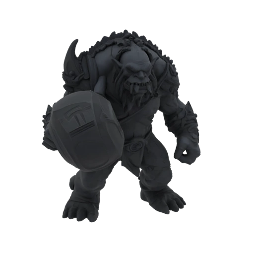 Миниатюра тролля врага в стиле темного фэнтези STL - Рой