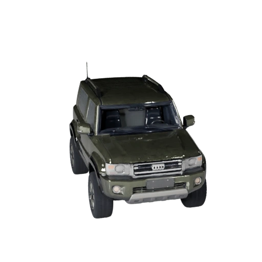 Внедорожник для бездорожья 3D модель для Blender и игр - Реалистичный PBR (Legacy)