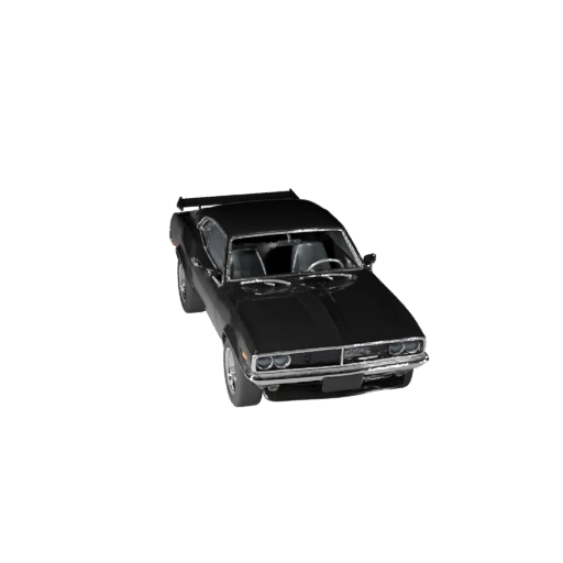 Винтажный маслкар 3D модель для блендера - Реалистичный PBR