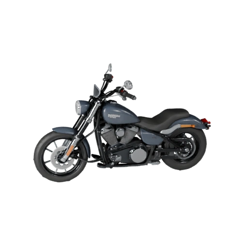 Мотоцикл-крейсер 3D модель для Blender - Реалистичный PBR