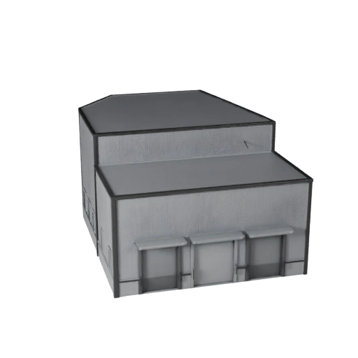 Печатный модульный комплект склада STL 3D модель - Масштабный ассет