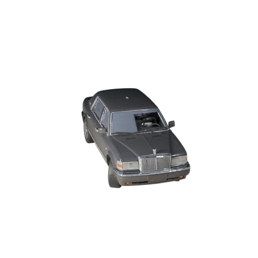 3D модель лимузина для Unity - Низкополигональная PBR модель (Legacy)