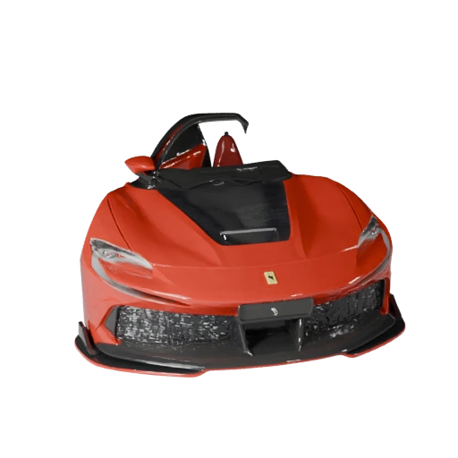 Спортивный автомобиль в стиле феррари 3D модель для Blender - Рендер