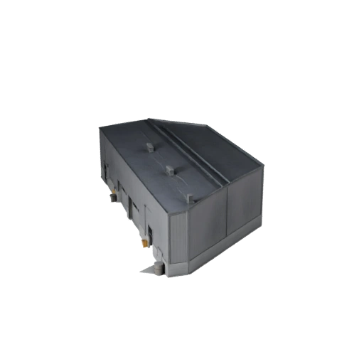 Druckbare Schiffswerft Lagerhaus STL 3D Modell - Maßstabsgetreues Asset