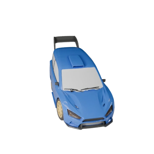 Печатный раллийный автомобиль STL 3D модель - Дисплей и Коллекционирование