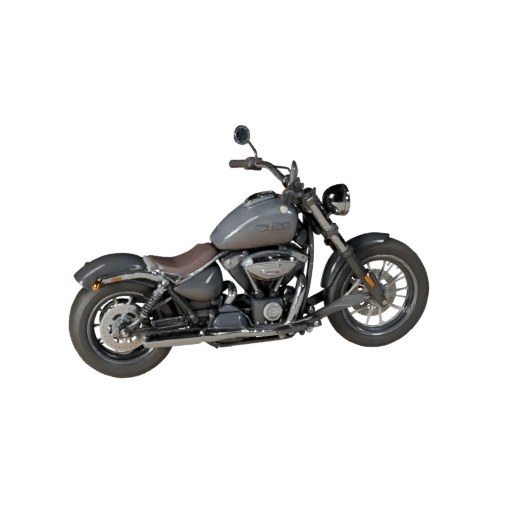 Винтажный круизный мотоцикл 3D модель для Blender и игр