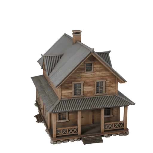 Modello 3D Casale per Unity - Asset di Gioco per Architettura