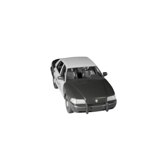 Полицейская машина 3D модель для Unreal Engine - Готовый игровой ресурс