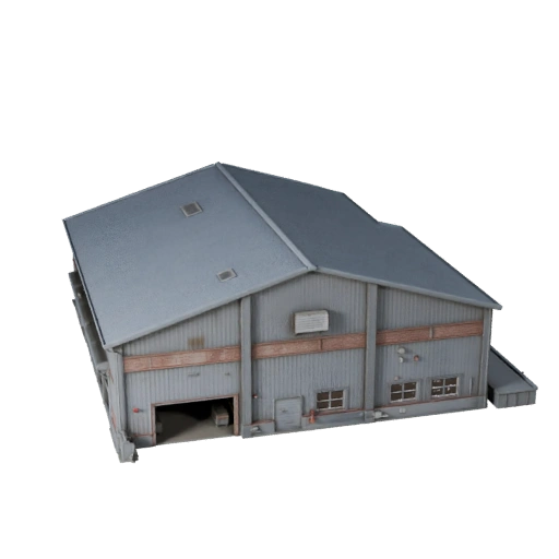 Brewery Building 3D Model for Blender - Render Asset
