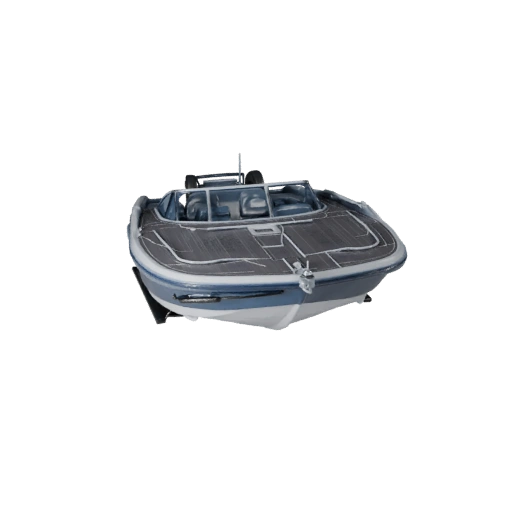 Готовый к игре скоростной катер 3D модель для использования в реальном времени PBR Asset