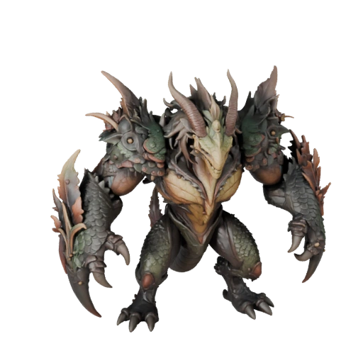 3D модель Гидры для Blender - PBR ресурс с текстурами | Без роялти