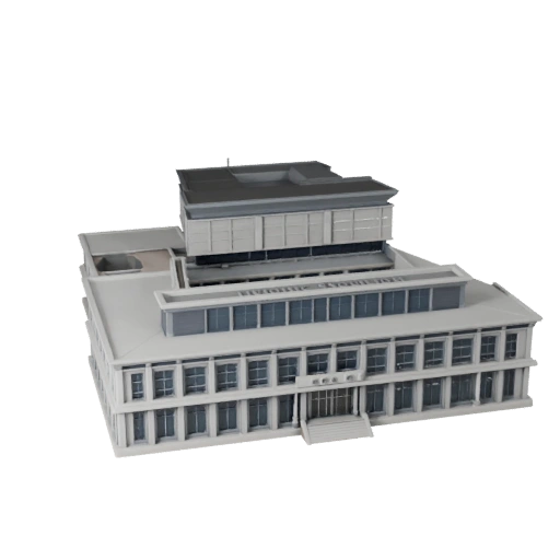 نموذج جناح عام منخفض المضلع ثلاثي الأبعاد لأصول الألعاب في الوقت الحقيقي