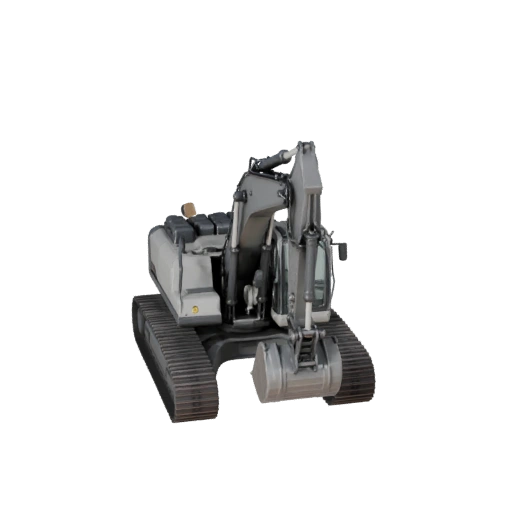 Гусеничный экскаватор 3D модель для Unity - Asset для реального времени