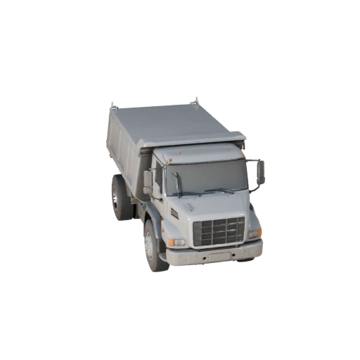 Самосвал 3D модель для Unity - Низкополигональный игровой ассет