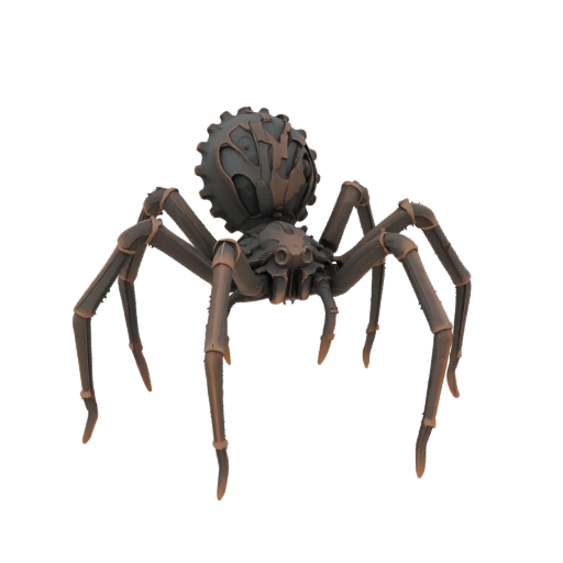 Миниатюра врага-паука в стиле темного фэнтези для 3D печати STL