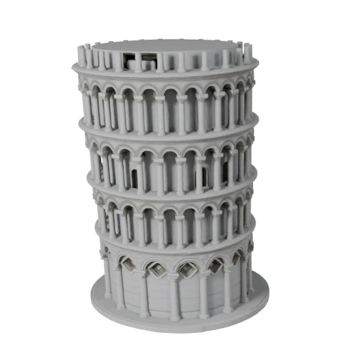 Schiefer Turm von Pisa 3D-Modell für Blender - Render-Asset