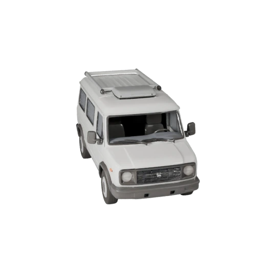 3D модель дома на колесах для Blender и игр - Реалистичный PBR (Legacy)