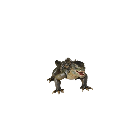 Modelo 3D de Lagarto Monitor para Blender - Asset PBR com Texturas