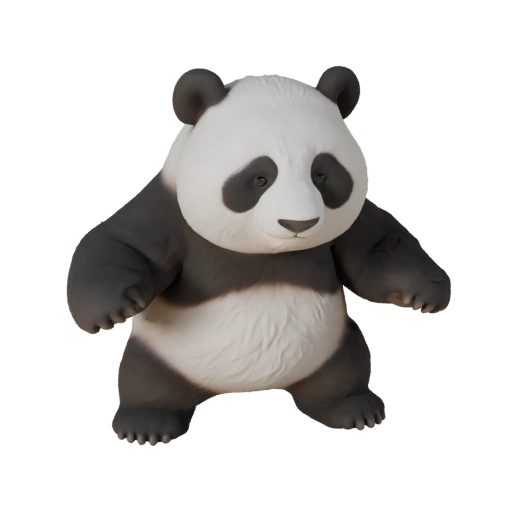 3D модель панды для Unity - Готовый игровой ассет, FBX | Без роялти