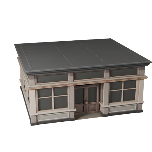 3D модель витрины для Unreal - Ассет реального времени