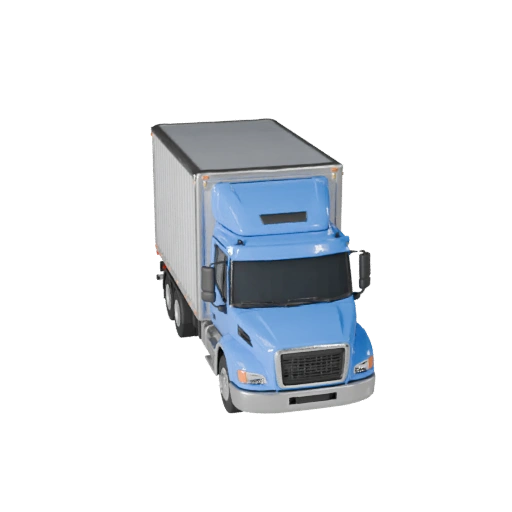 3D модель фургона для Unity - Низкополигональный игровой ресурс (Legacy)